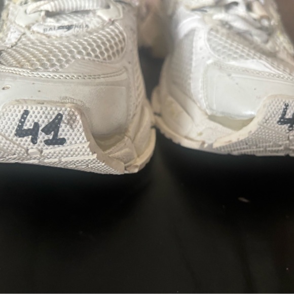 Balenciaga Runner Sneakers big glitter logo shoes platform flats unisex - Picture 7 of 16